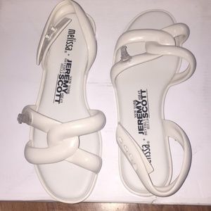 Melissa Women's Tube Jeremy Scott Jelly  WHITE